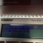 Working Vintage Franklin Kjv-570 Electronic Holy Bible  King James Version