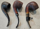 Lot 6 Vintage Briar Tobacco Smoking Pipes Whitehall Italy Vox Pop Collectors Ii