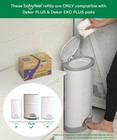 Bio Refills Compatible With Dekor Plus Diaper Pails   100 Compostable   4 Pac   