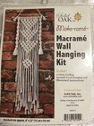 Macrame Wall Hanging Kit Mwh019 Triangles Solid Oak New