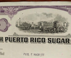 Bono Acciones South Puerto Rico Sugar Stock Share Guanica Ficha Token Porto Put2