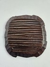 Antique Chinese Hand Carved Wooden Plate Tray Waterfall And Tree Scenery