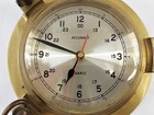 Accuracy Quartz Nautical Ship s Porthole Brass Wall Clock Tested Works Vtg