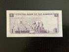 Gambia 1 Dalasis  1971-1987  Unc P-4a First Signature 