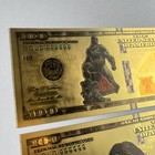 Lot 2pc 100 Dollar Bill 24k Gold Novelty Note Joker Heath Ledger Batman Collect