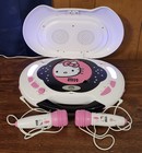 Rare Hello Kitty Kt2003b Cd Karaoke System Cd Player 2 Microphones Fully Tested