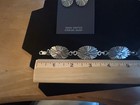 Vintage Native American Sterling Earrings And Bracelet Set Signed Calvin Morris