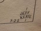 Jeff Keate - Original Cartoon Published Artwork - Signed And Dated  7-22-1948 