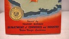 Vintage 1960s Louisiana Road Map