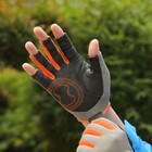 3 4 Finger Climbing Gloves Goatskin Breathable For Mountaineering Rescue Cycling