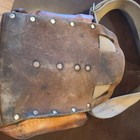 Vintage Klein Tool Pouch Model 5165 Leather 10 Pocket Electrician W  Belt