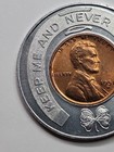 1951-d Encased Lincoln Wheat Penny The Birnie Trust Co  Taneytown Md Token Rpm 
