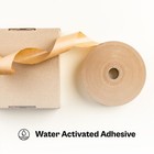Kraft Economy Grade Water Activated Gummed Tape 2 75 Inch X 125 Yards  8 Rolls