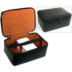 Leather Parcel Paper Travel Case Jewelers Storage Box 6  X 3 1 2  X 1 3 4 