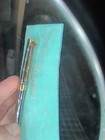 Vintage Tiffany   Co Usa Tiffany T Ballpoint Pen 2-tone Original Bag Vg ex