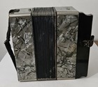 Vtg Hohner Germany Accordion Instrument 21 Button 8 Bass  A d - Sold As Is