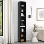Shelf Multimedia Storage Cabinet Organizer Movie Tower Stand Cd Dvd Media Rack
