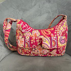 Vera Bradley Raspberry Fizz Mini Cargo And Wristlet Bundle