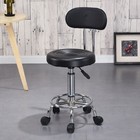 Height Adjustable High Backrest Bar Stool Rolling Swivel Round Chair Furniture