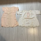 Antique Baby Clothes Victorian Edwardian Dresses White Cotton Lace Large Lot 