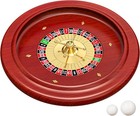 Russian Wooden Roulette Game 11inch Roulette Wheel Set  Casino Gaming Table     
