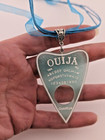 Blue Glitter Ouija Planchette Choker Necklace Gothic Spirit Board Occult E6