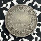 1873 Newfoundland 50 Cents Lot jm9590 Silver  Key Date 