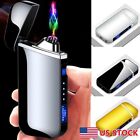 Electric Lighter Dual Arc Flameless Lighter Windproof Plasma Rechargeable Random