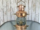 Brass   Copper Anchor Oil Lamp Nautical Maritime Ship Lantern Boat Light Lamp