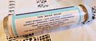 Vintage C 1950s  Alka-seltzer Tablets Glass Bottle Metal Screw Lid  5 5   