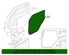 Genuine Mitsubishi Weather-strip On Body 5755a269