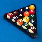 Okko Billiard Pool Table Heavy-duty Deluxe For 2 1 4  Pool Balls  Black 