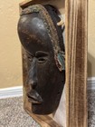 Old Antique Hand Carved African Tribal Ancestor Wood Mask Dan Tribe