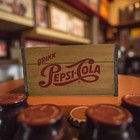Vintage Large Pepsi Cola Wooden Soda Crate-holds 24 Bottles-nice Shape-see Pics