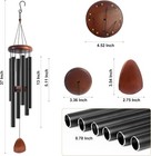 Large Aluminium Wind Chimes 37  To Create A Zen Atmosphere Outdoor Garden Patio