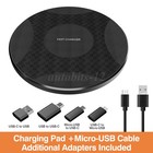 10w Fast Wireless Charger Pad Universal Qi Charging Pad For Iphone Samsung