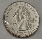 2009-p Platinum   Gold Plated Puerto Rico Territorial State Quarter Peseta Rrr