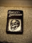 Black And Silver Custom Biker Collectible Harley Davidson Zippo Lighter