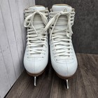 Jackson Mystique White Figure Ice Skates Size 6 Ultima Mark Ii Blades