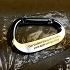 Carabiner Keyring _ Macintosh _ Apple Computer Promotional Material _ Vintage