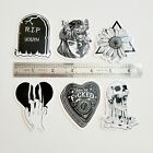 50pcs Vinyl Gothic  Horror Sticker Pack For Laptop water Bottle skateboard