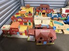 Fisher Price Little People Storage Unit Lot Bundle  Play Family 1970s