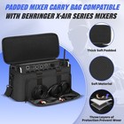 Mixer Carrying Bag Padded Compatible With Behringer X-air Series Mixers Xr18    