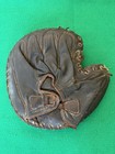 Vintage Leather Baseball Catchers Glove Mitt 