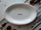Rae Dunn Artisan Collection Oval Dish By Magenta Red White    bright    Christmas