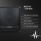 Sound Town Metis Series Active Subwoofer 2400 Watts 18-inch