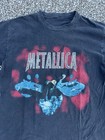 90s Vintage Metallica Reload  Tour Graphic T-shirt Black Short Sleeve Music Tee