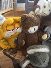 Vintage Stuffed Animal Plush Lot Knickerbocker Russ Berrie Dakin Etc Used
