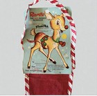 Vintage 1960s Rudolph The Red-nosed Reindeer Candy Toy Stocking Freshpack Xmas