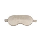 Satin Silk Sleep Set 4pc Pillowcase Eye Mask Scrunchie Headband Champagne Gift